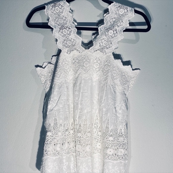 Ulla johnson birdie blouse daisy top white size 2 - Picture 5 of 6